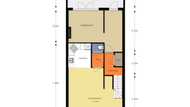 Woning / appartement - Amsterdam - Delistraat 28 3 en 4